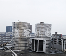 珠海市南屏藍山假日酒店空氣能熱水工程