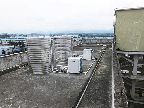 臺山市南洲五金工藝有限公司200人工廠宿舍空氣能熱水工程