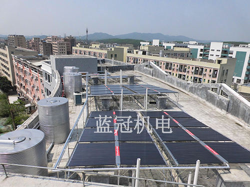 洋鑫商務(wù)酒店太陽能空氣能熱水工程整體圖